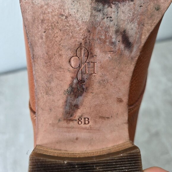 Cole Haan Chukka Boots 8 Brown Leather Cottage Lagenlook Lace Up Ankle Booties - Picture 10 of 11